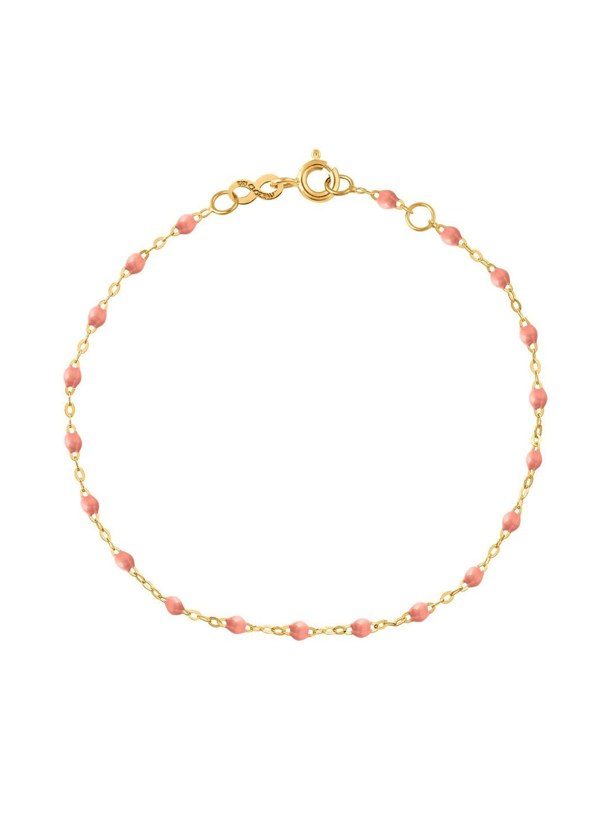 Classic Gigi Baby Pink Resin Yellow Gold Bracelet – Wildlike