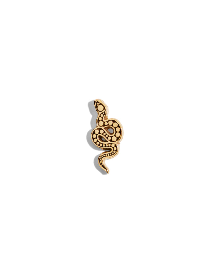 Tarot Serpent Stud