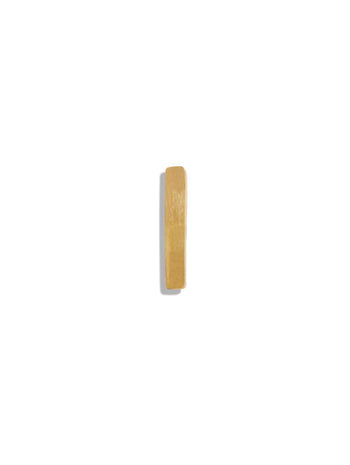 6.5mm Yellow Gold Bar Single Stud