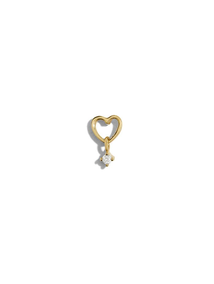 Loves It CZ Yellow Gold Threadless End