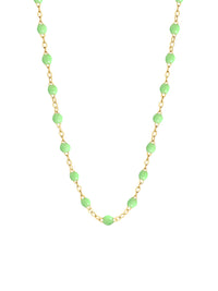 Classic Gigi Anis Resin Yellow Gold Necklace