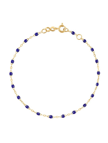 Classic Gigi Lapis Resin Yellow Gold Bracelet