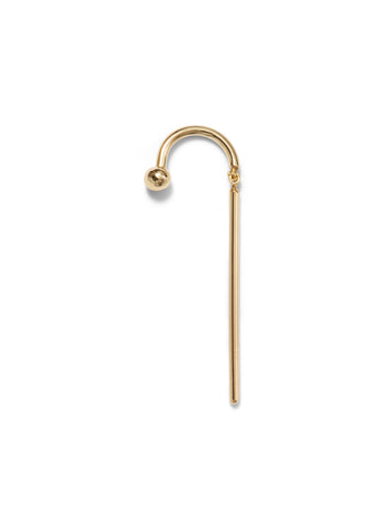 Chime Stud Yellow Gold Earring