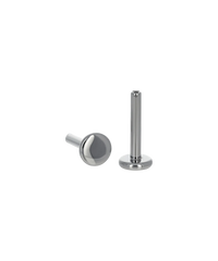 Titanium 18g Threadless Back