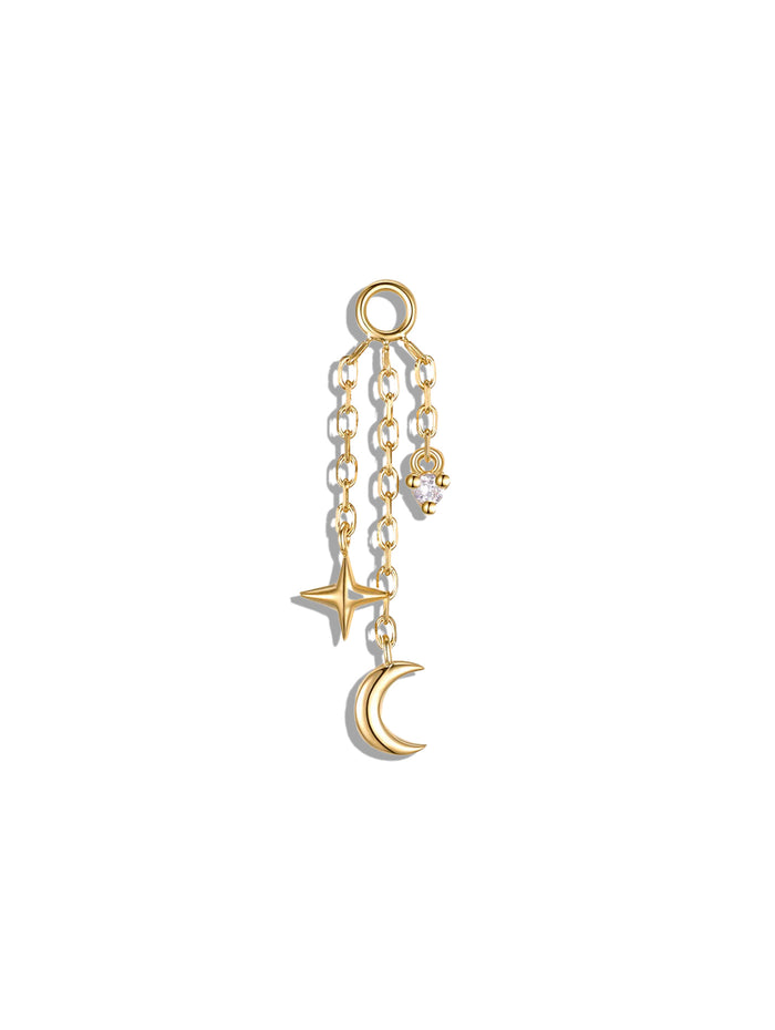 Cassiopeia Yellow Gold Diamond Charm