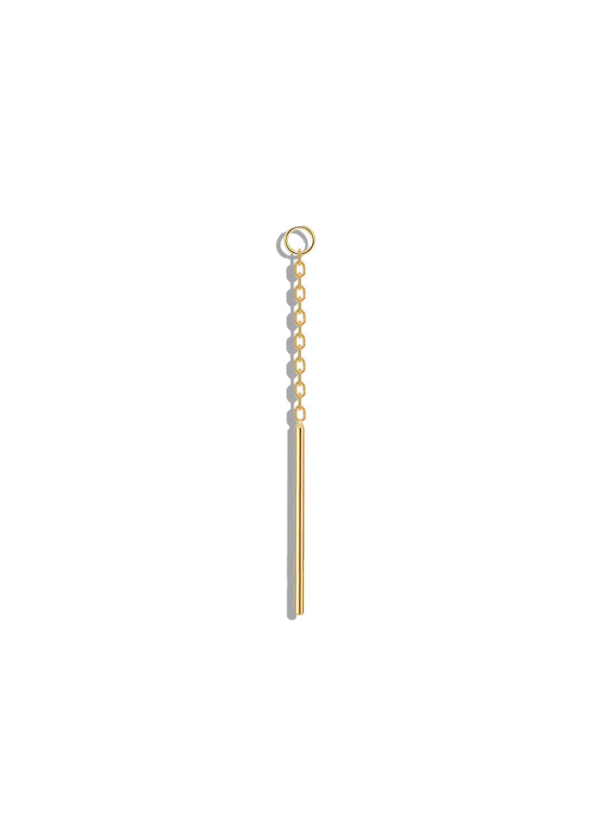 Yellow Gold Threader With Jump Ring