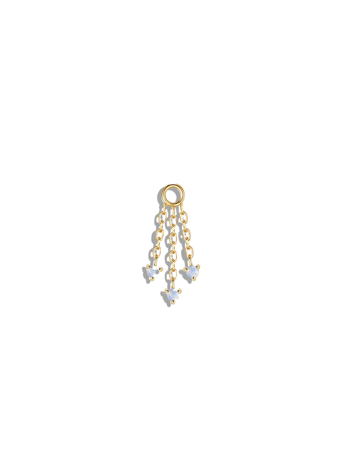 Esme Moonstone Yellow Gold Charm