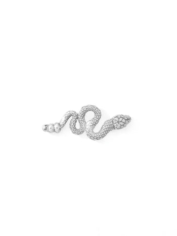 Slither Pin White Gold Stud