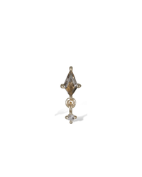 Lyra Tiny Kite Shaped Gemstone Threadless End