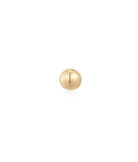 2.5mm Yellow Gold Threadless Bead End