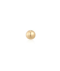 2.5mm Yellow Gold Threadless Bead End