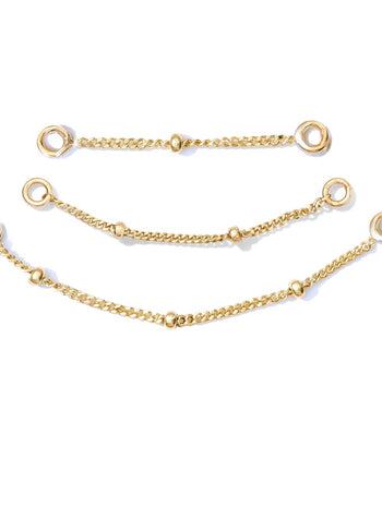 Space Dust Long Yellow Gold Chain