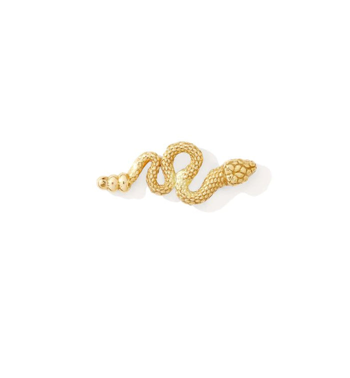 Slither Pin Yellow Gold Stud