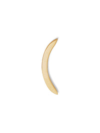 Curve Pin Yellow Gold Single Stud