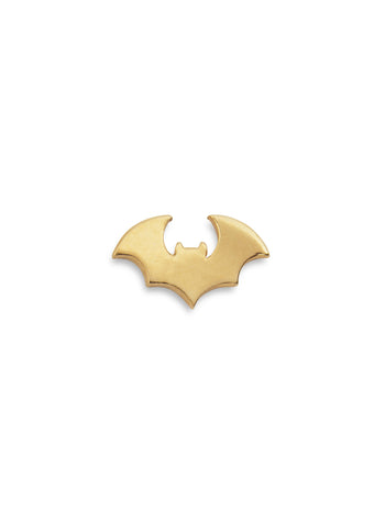 Bat Pin Yellow Gold Single Stud