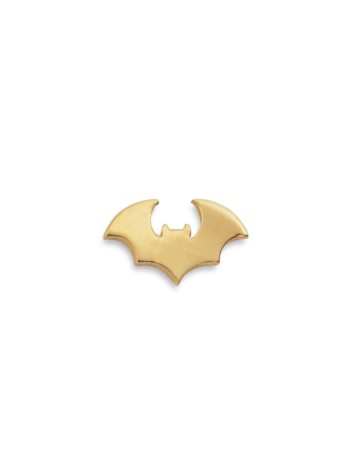 Bat Pin Yellow Gold Single Stud