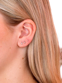 2.2mm White Gold Ball Stud