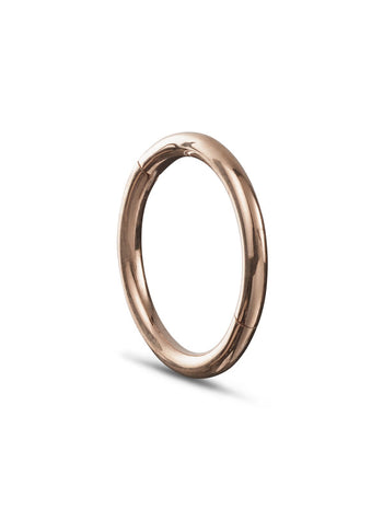 8mm Rose Gold Clicker Single Hoop Earring