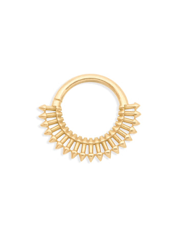 Fatale Continuous Yellow Gold Hoop