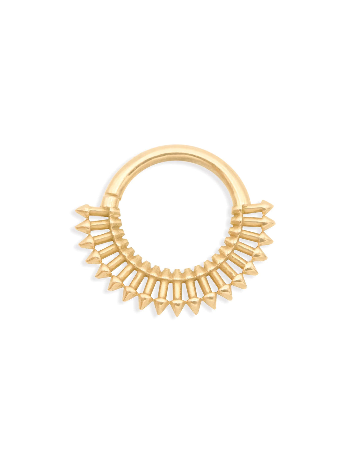 Fatale Continuous Yellow Gold Hoop