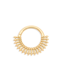 Fatale Continuous Yellow Gold Hoop